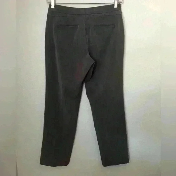 Worthington Petite Modern Fit Career Gray Straight Leg Pants Women 10 Petite - Picture 5 of 9